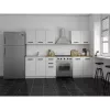 Topeshop KUCHNIA SET 200 BIEL set mobili cucina/sala da pranzo