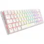 Sharkoon PureWriter W65 tastiera wireless, QWERTZ tedesca, bianca, Kailh Choc V2 Red