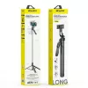 Selfie stick Awei X56 alluminio nero – manico estensibile per smartphone