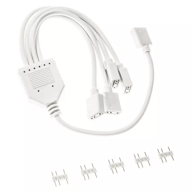 Cavo splitter ARGB Kolink PGW-AC-KOL-157 30 cm bianco per connettori 3-Pin-5V-ARGB