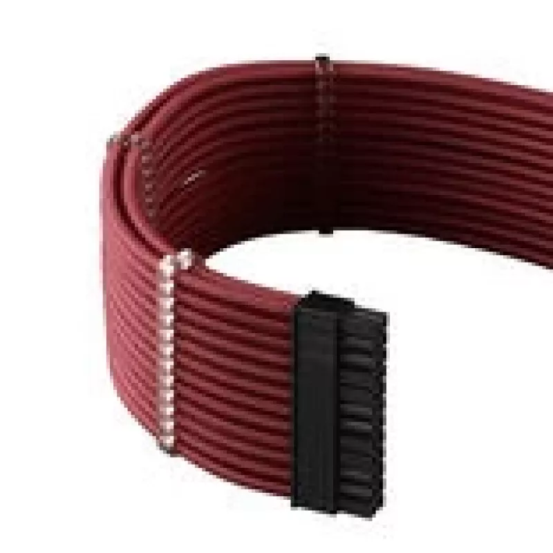 Kit cavi CableMod PRO Series ModMesh C-Series RMi & RMx - kit cavi alimentazione - sagomato - Blood Red (CM-PCSR-FKIT-NKBR-R)