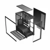 Case PC MODECOM Volcano Stellar NF ATX Midi Tower, vetro temperato, nero, supporta ATX/micro ATX, GPU fino a 420 mm, dissipatore CPU 175 mm
