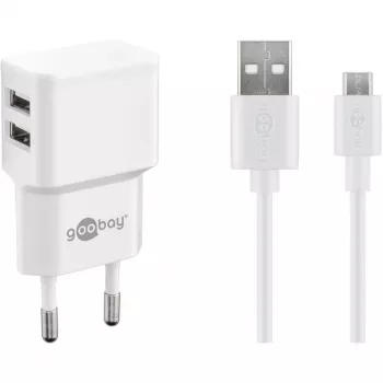 Goobay 44985 cavo per cellulare bianco