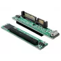 Adattatore per cavi DeLOCK 61987 SATA 22p su IDE 44p nero/verde