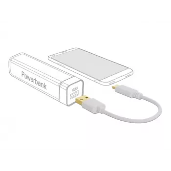 Cavo di ricarica USB DeLOCK Type-A a USB Type-C 15 cm