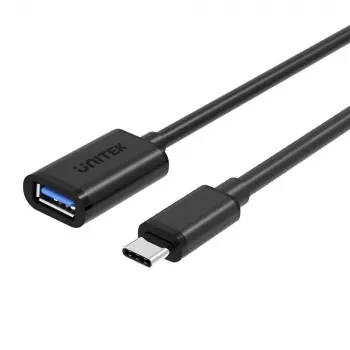 Cavo USB UNITEK Y-C476BK USB 3.2 Gen 1 (3.1 Gen 1) 0,2 m USB C USB A nero
