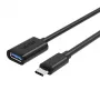 Cavo USB UNITEK Y-C476BK USB 3.2 Gen 1 (3.1 Gen 1) 0,2 m USB C USB A nero