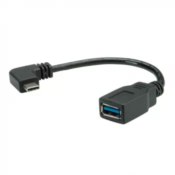 ROLINE 11.02.9031 Cavo USB 0,15 m USB 3.2 Gen 1 (3.1 Gen 1) USB A USB C nero (11.02.9031)