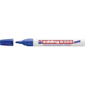 Pennarello indelebile Edding 8300 punta tonda blu