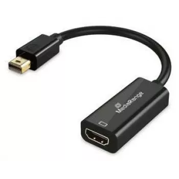 Convertitore Mini DisplayPort su HDMI MediaRange MRCS236, 10 Gbps, 20 cm, nero