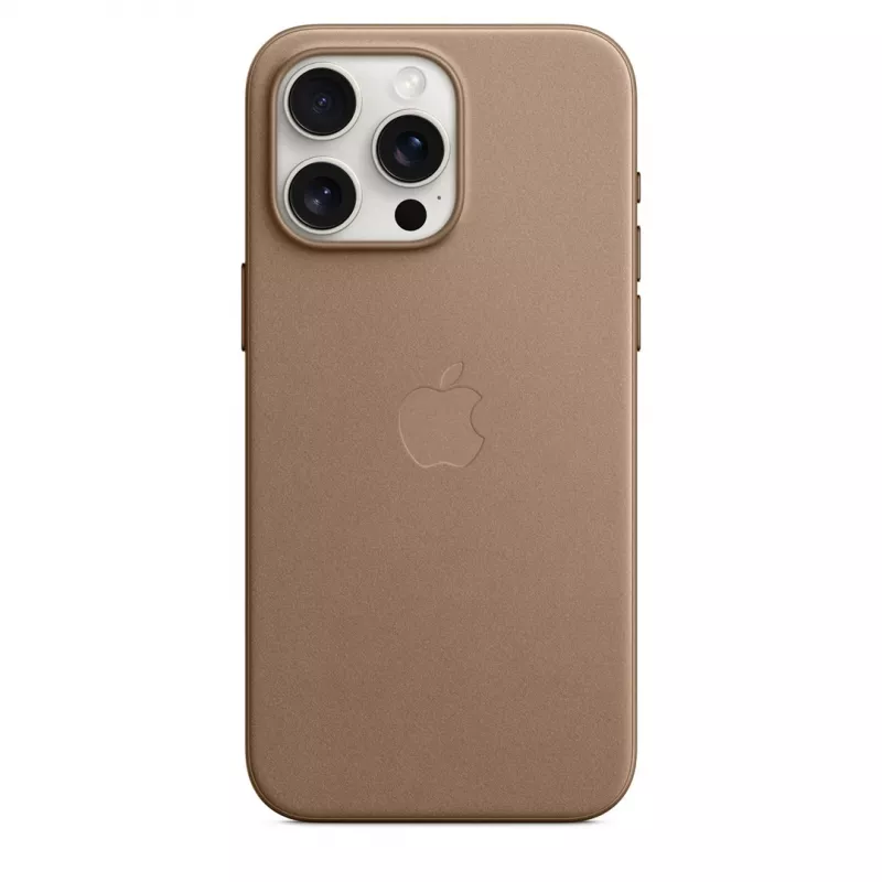 Custodia Apple iPhone 15 Pro Max FineWoven compatibile MagSafe – taupe