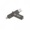 Patriot PVP30 SSD esterno da 512 GB, Duo A+C USB 3.2 Gen2, alluminio