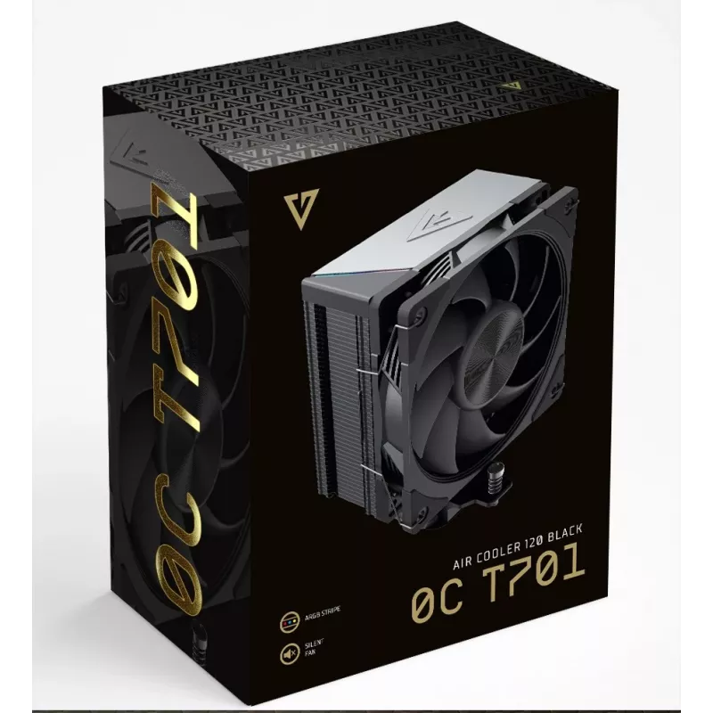 Dissipatore CPU ad aria MODECOM Volcano 0C T701 12 cm nero