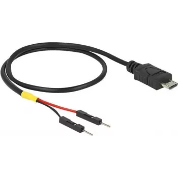 Cavo USB DeLOCK 85408 Micro-USB B 0,3 m nero