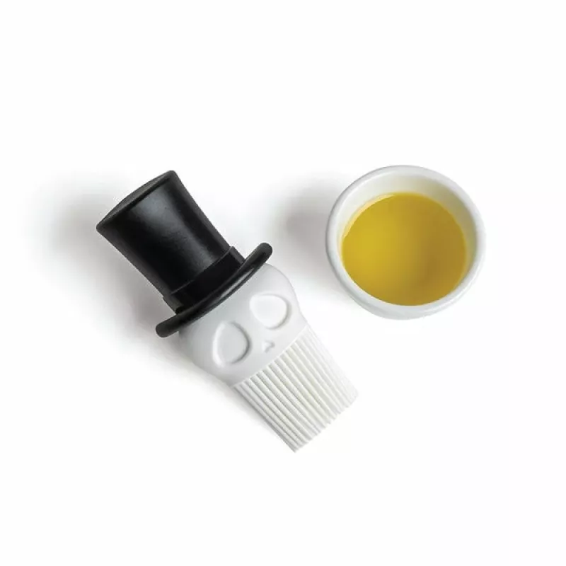 Ototo Design Skull Brush pennello da cucina in silicone