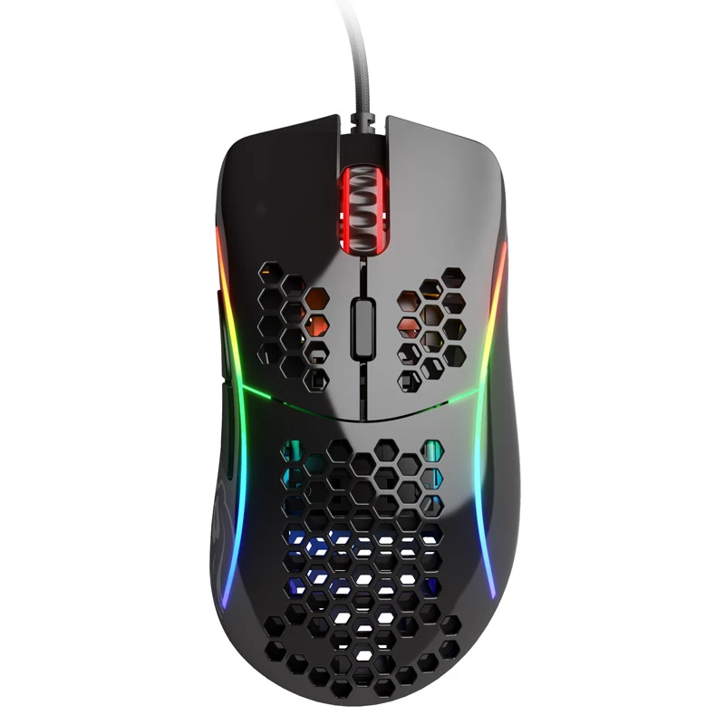 Mouse da gaming Glorious Model D - nero, lucido + tappetino mouse - XL