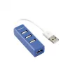 Sbox H-204 USB hub USB 4 porte blu mirtillo