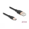 Cavo USB DeLOCK 81227 2,5 m USB A USB C nero