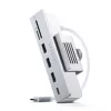 Dock per laptop / replicatore di porte Satechi ST-UCICHS USB 3.2 Gen 1 Type-C, porte USB-A, SD/MicroSD, argento