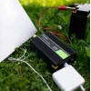 Inverter per auto Green Cell INV22 — 1500 W, 12 V DC a 230 V AC, 50 Hz, LED, raffreddamento attivo, nero