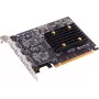 Adattatore interno USB 3.2 Gen 2 Sonnet USB3C-8PM-E PCIe low-profile nero