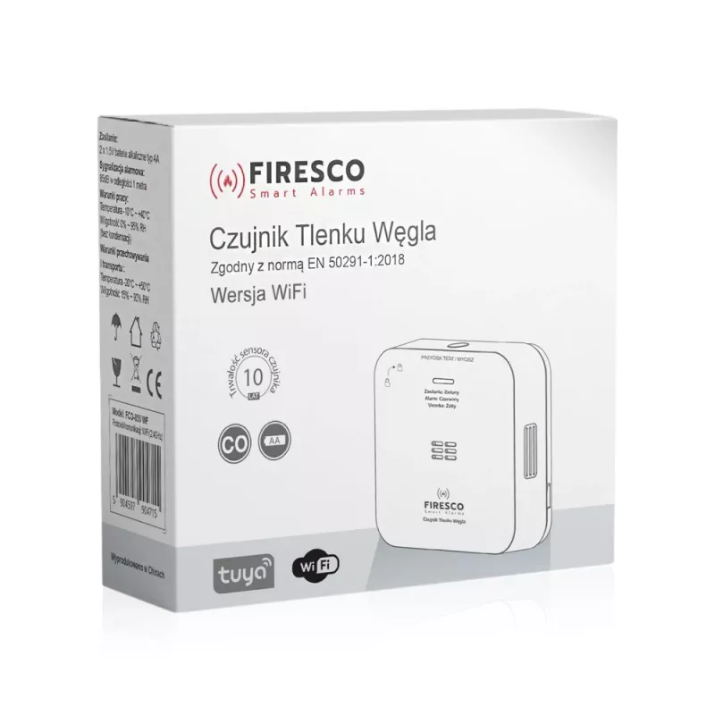 Rilevatore di monossido di carbonio con funzione di comunicazione FCO-850 WF