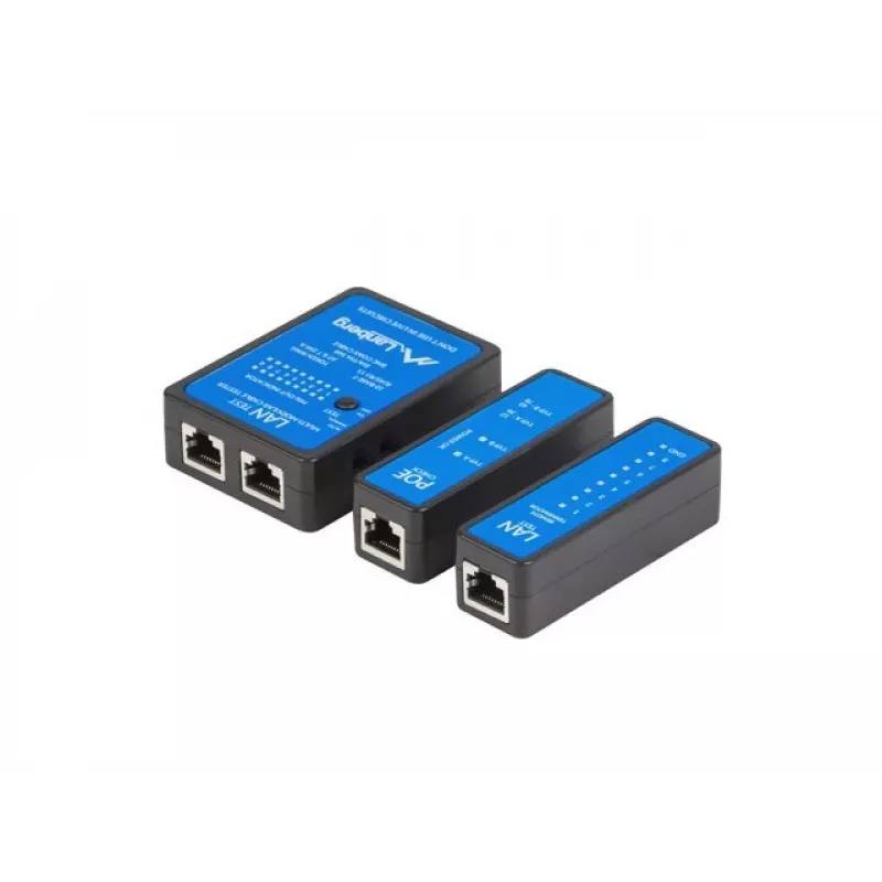 Tester per cavi di rete Lanberg NT-0404 tester PoE nero blu