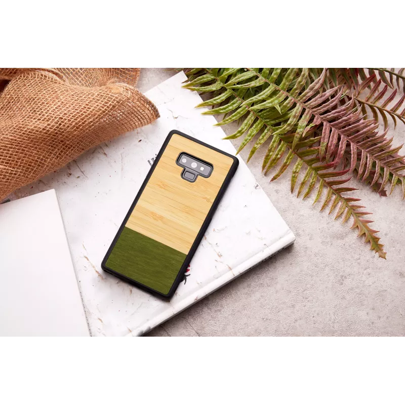 Custodia per smartphone man and wood per Samsung Galaxy Note 9 — Bambuswald nero