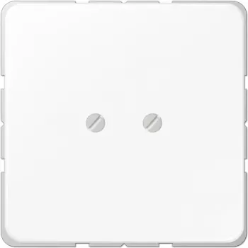 Placca di copertura JUNG CD 561 B WW, bianco duroplast, telaio singolo, compatibile con telai JUNG