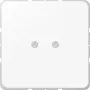 Placca di copertura JUNG CD 561 B WW, bianco duroplast, telaio singolo, compatibile con telai JUNG