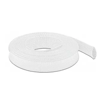 Guaina intrecciata DeLOCK 20806 10 m x 25 mm bianco