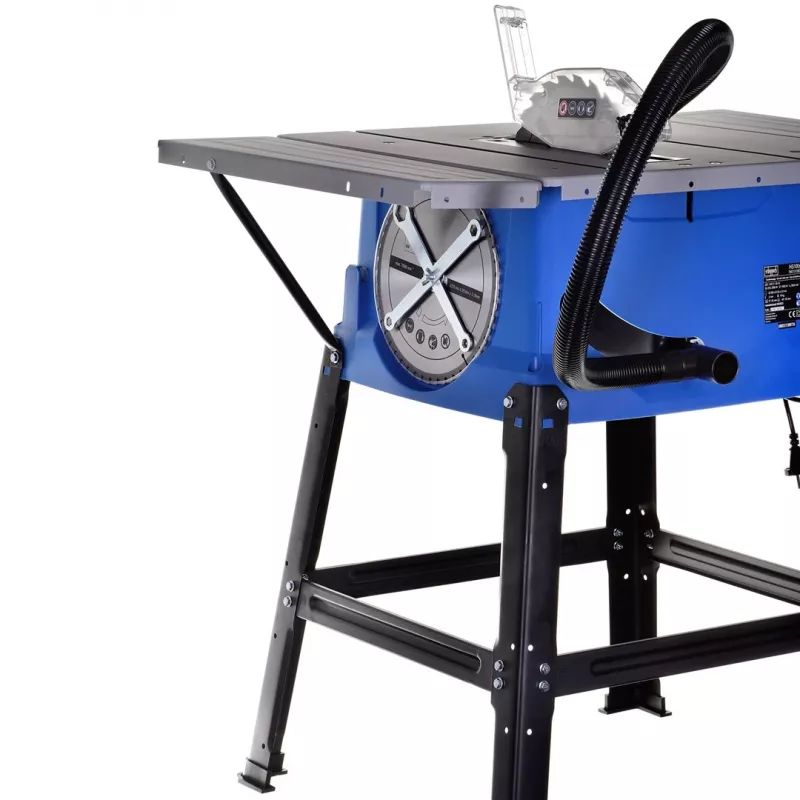 Sega circolare da banco Scheppach HS100S Special Edition — 2000 W, lama 250 mm, profondità di taglio 85 mm, taglio obliquo 0–45°, supporto pieghevole