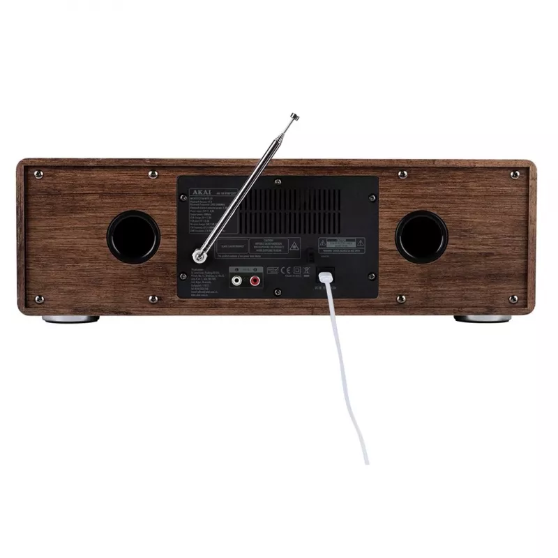 Micro sistema HiFi AKAI AM-100 RHAPSODY — mini sistema audio compatto con amplificatore integrato e riproduzione CD/USB