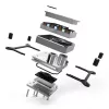Alphacool Core 1 13444 waterblock per CPU, LGA1700/LGA1851/AM4/AM5, argento