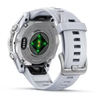 Garmin Fenix 8 3,3 cm (1,3) AMOLED 43 mm digitale 416 x 416 pixel touchscreen argento Wi-Fi GPS (satellitare)