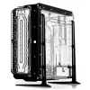 Piastra di distribuzione frontale per raffreddamento a liquido PC personalizzato, Singularity Spectre 2.0 Elite – supporto frontale per reservoir/flussometro (SC-SPECTRE-ELITE-FRONT-BK)