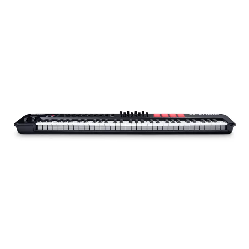 Tastiera MIDI M-Audio Oxygen 61 MKV – controller USB 61 tasti con 16 pad, 8 manopole, display, pitch bend (nero)