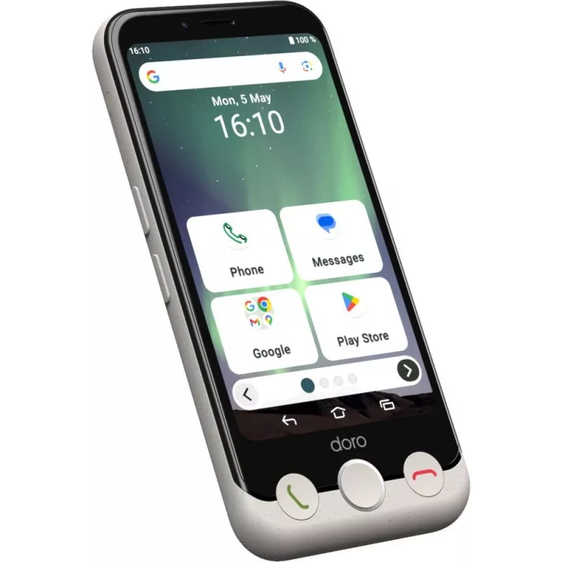 Smartphone Doro Aurora A10 4,5 pollici 4GB RAM 64GB nero bianco