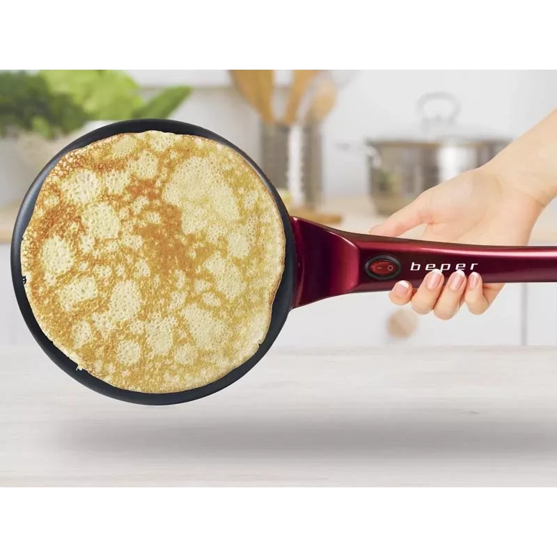 Macchina per crêpe Beper BT.710Y – preparatore elettrico di pancake, piastra antiaderente