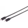 Cavo USB S/CONN 13-62005 USB 3.2 Gen 2x2 0,25 m USB-C nero