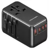 Caricabatterie Vention FJGB0 100W GaN con 3× USB-C e 1× USB-A, nero