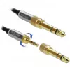 Cavo audio 3,5 mm DeLOCK 85780 1 m nero grigio