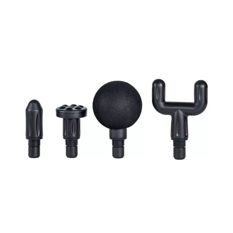 Pistola massaggiante mini Extralink rosa, 4 accessori