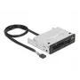 Lettore di schede DeLOCK 91708 USB 2.0 interno nero grigio CF SD MicroSD