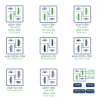 Caricabatterie USB Akyga Charge Brick AK-CH-17 65 W, 2 x USB-C PD + 2 x USB-A QC 4+, nero