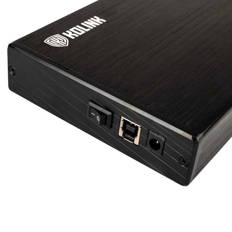 Kolink HDSU3U3 box esterno da 3,5 pollici USB 3.0, nero