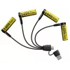 Batteria ricaricabile Li-Ion AA 1,5V Nitecore NH2400 2400mAh - confezione da 4