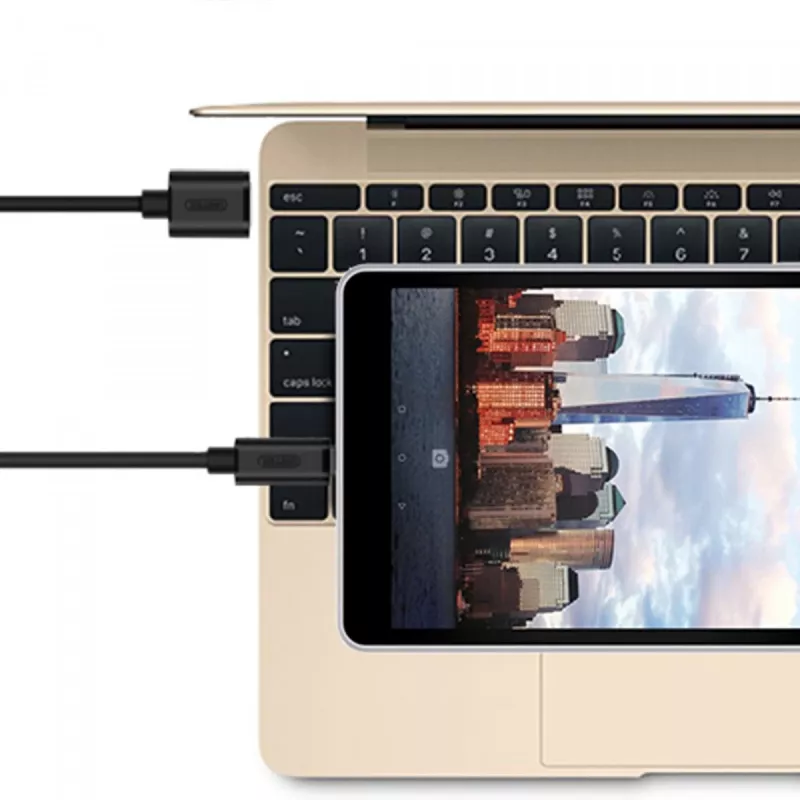 Cavo USB UNITEK Y-C474BK USB 3.2 Gen 1 (3.1 Gen 1) 1 m USB A USB C nero