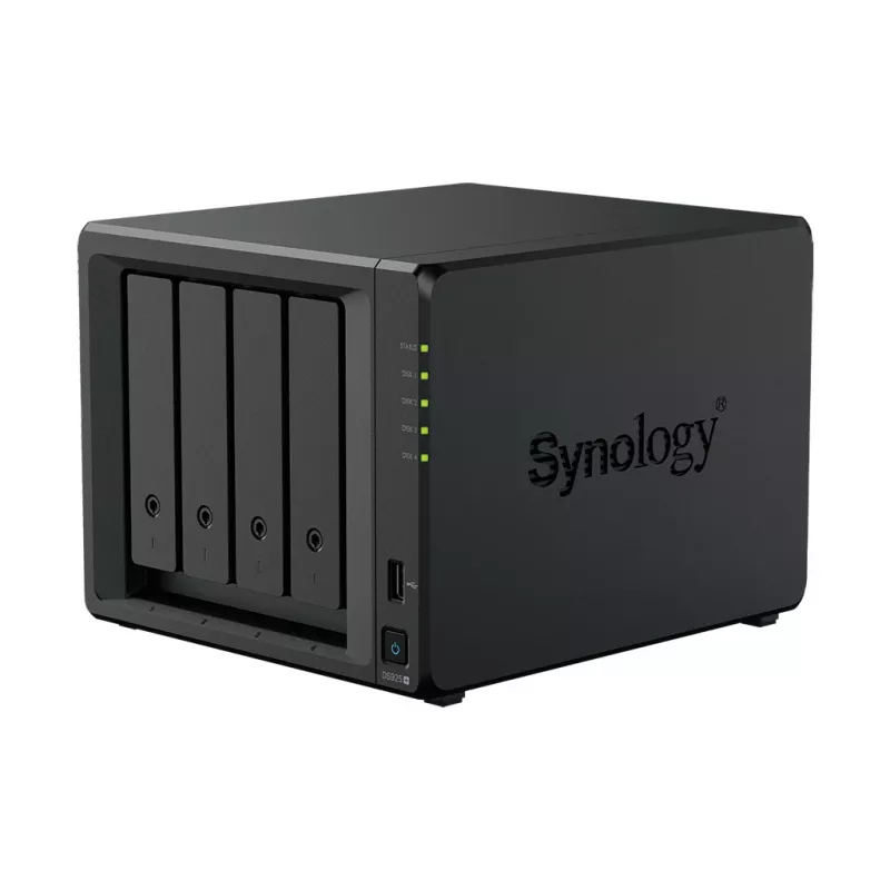 Synology DiskStation DS925+ NAS/server di storage Ryzen Embedded V1500B 4 GB DDR4 0 TB nero