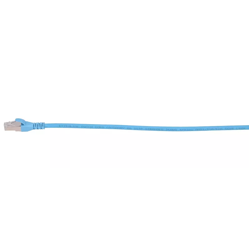 Cavo di rete Extralink cavo patch LAN Cat.6A RJ-45 Cat6a 3m blu